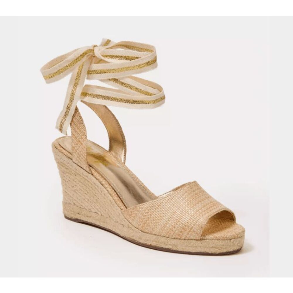NWT Lilly Pulitzer Paley Espadrille Wedge- Size 9